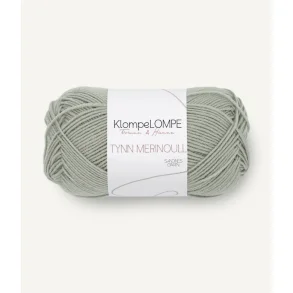 KlompeLOMPE - Tynn Merinoull Fv. 9040 Pudder Grn. 