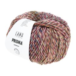 Lang Yarns - Prisma Fv. 05 R�d/Brunorange/Lilla Multi