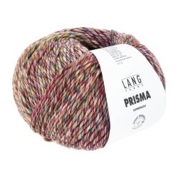 Lang Yarns - Prisma Fv. 05 R�d/Brunorange/Lilla Multi