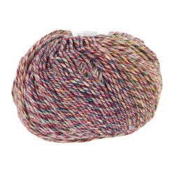 Lang Yarns - Prisma Fv. 05 R�d/Brunorange/Lilla Multi