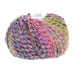 Lang Yarns - Prisma Fv. 06 Pink/Gul/Royalbl� Multi