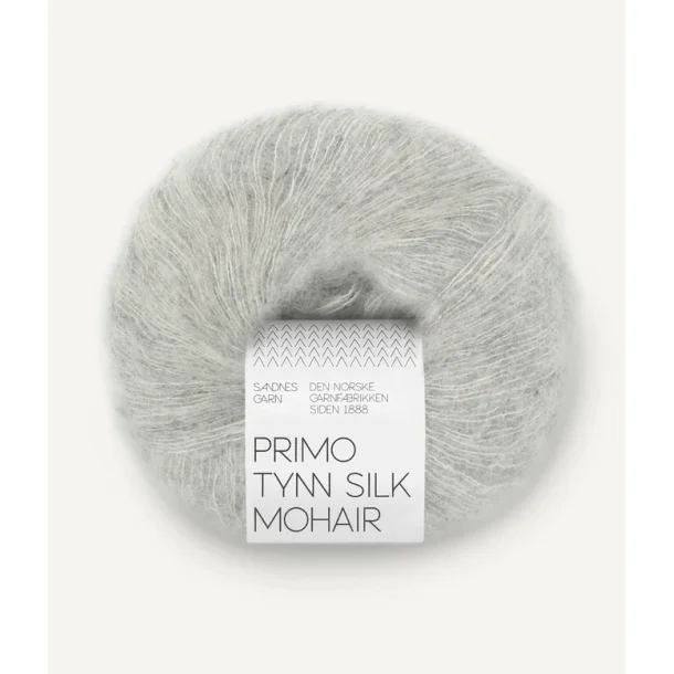 Sandnes - Primo Tynn Silk Mohair Fv. 1022 Lys Grmeleret