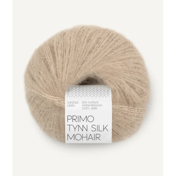 Sandnes - Primo Tynn Silk Mohair Fv. 3021 Lys beige