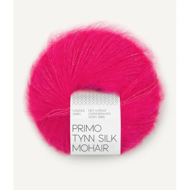 Sandnes - Primo Tynn Silk Mohair Fv. 4518 Hot Pink