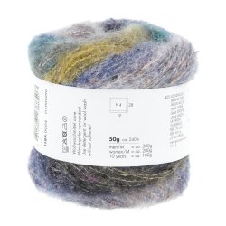 Lang Yarns - Galaxy Fv. 04 Gr�/Bl�/Gul Multi