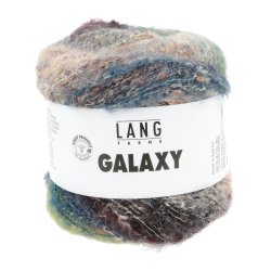 Lang Yarns - Galaxy Fv. 06 Sort/Gr�n/Beige Multi