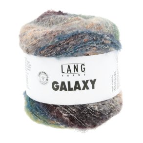 Lang Yarns - Galaxy Fv. 06 Sort/Gr�n/Beige Multi