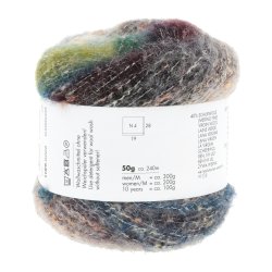 Lang Yarns - Galaxy Fv. 06 Sort/Gr�n/Beige Multi