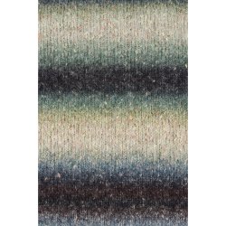 Lang Yarns - Galaxy Fv. 06 Sort/Gr�n/Beige Multi