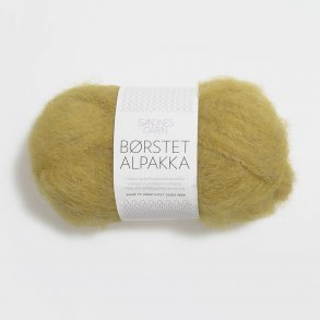 Sandnes - Brstet Alpakka Farve. 2024 Korngul.