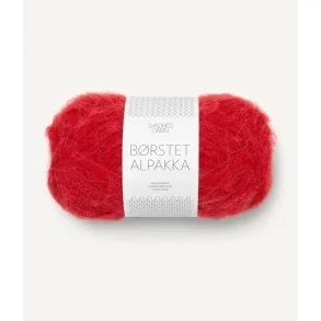 Sandnes - Brstet Alpakka Fv. 4227 Equestrian Red