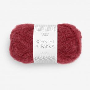 Sandnes - Brstet Alpakka Farve 4236 Dyb Rd