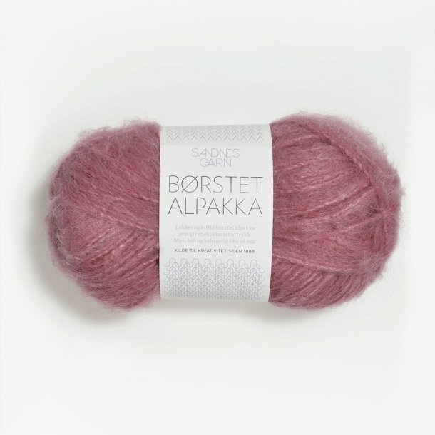 Sandnes - Brstet Alpakka Fv. 4324 Varm Rosa