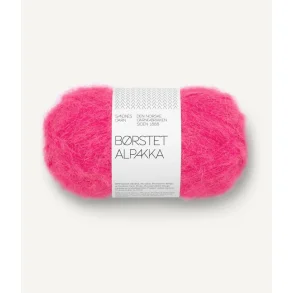 Sandnes - B�rstet Alpakka Fv. 4518 Hot Pink