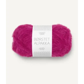 Sandnes - Brstet Alpakka Fv. 4600 Jazzy Pink