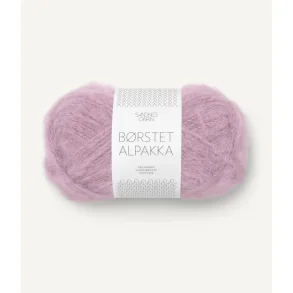 Sandnes - Brstet Alpakka Farve 4632 Rosa Lavendel. 