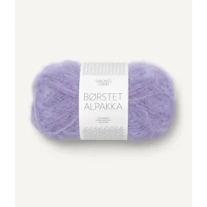 Sandnes - Brstet Alpakka Farve 5224 Lys Lilla