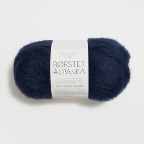 Sandnes - Brstet Alpakka Fv. 5575 Marine Bl.