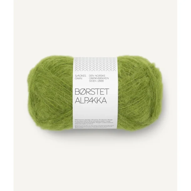Sandnes - Brstet Alpakka Fv. 9564 Matcha Grn. 