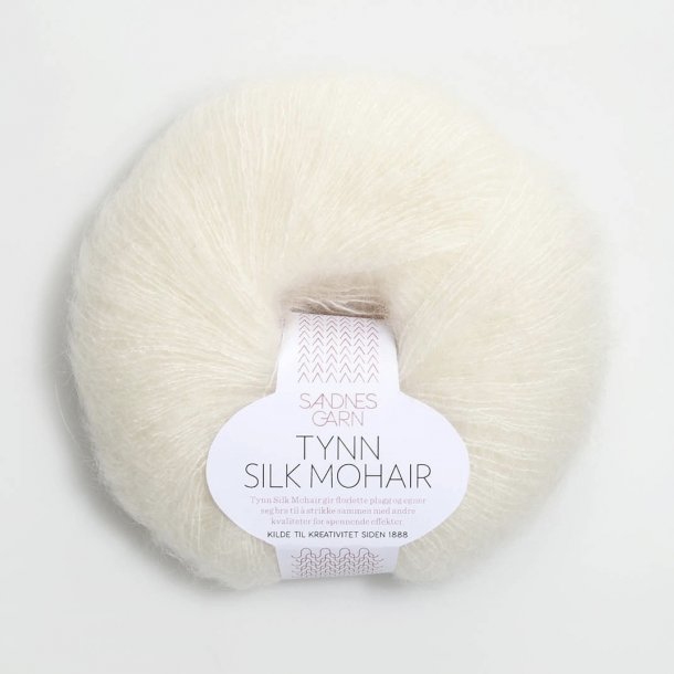 Sandnes - Tynn silk Mohair Fv. 1012 Natur