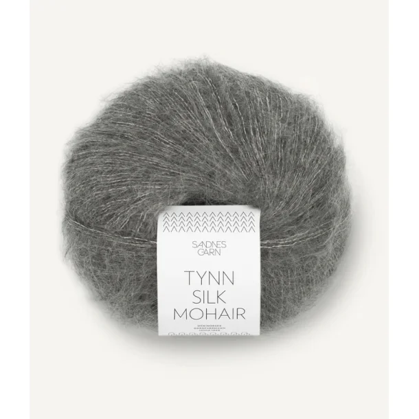 Sandnes - Tynn silk Mohair Fv. 1053 Mrk Grmeleret