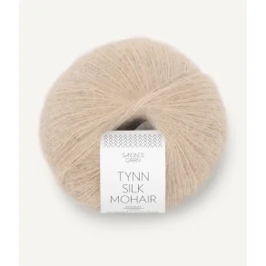 Sandnes - Tynn silk Mohair Fv. 2650 Beigemeleret. 