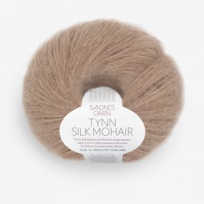 Sandnes - Tynn silk Mohair Fv. 3041 Lys Eikentt / Agern