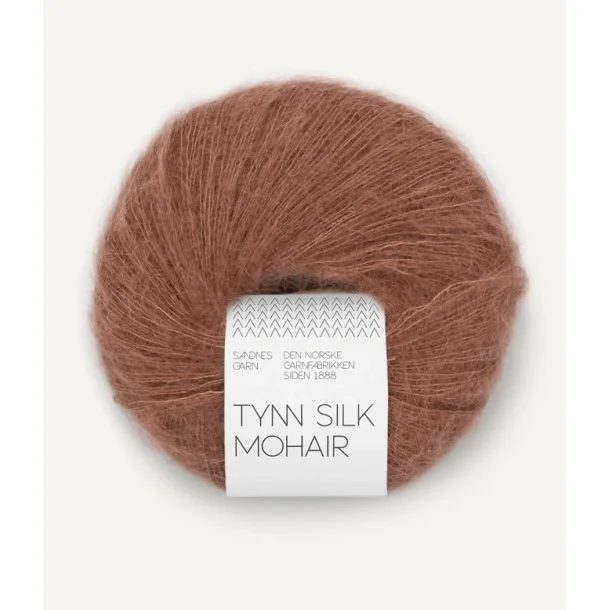 Sandnes - Tynn silk Mohair Fv. 3052 Pecan Brown 