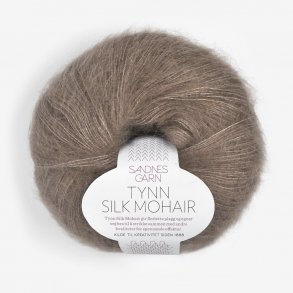 Sandnes - Tynn silk Mohair Fv. 3161 Agern Brun