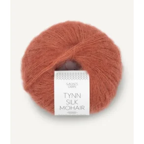 Sandnes - Tynn silk Mohair Fv 3535 Lys Kobberbrun