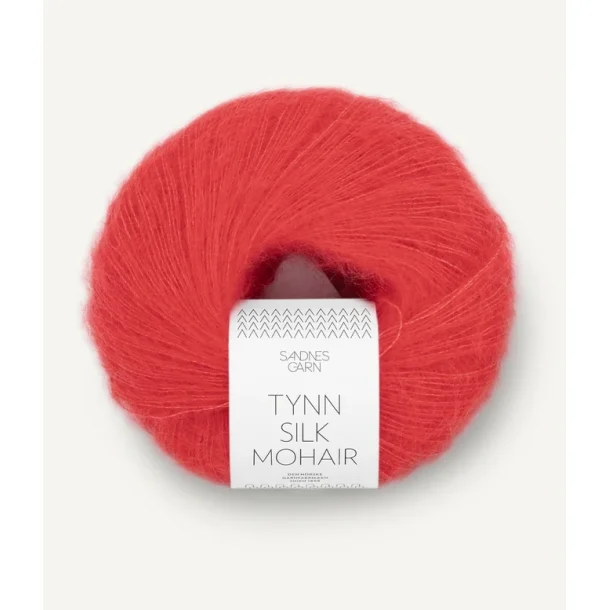 Sandnes - Tynn silk Mohair Fv. 4008 Poppy