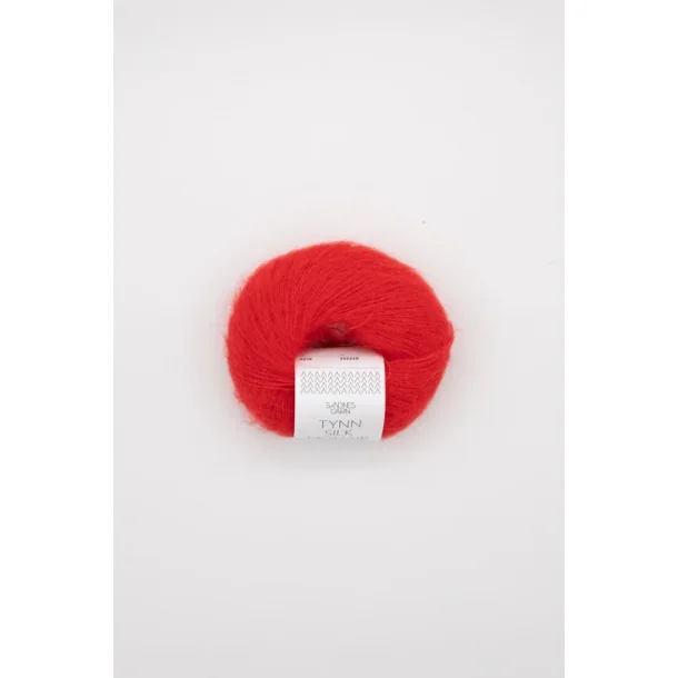 Sandnes - Tynn silk Mohair Fv. 4018 Scarlet Red