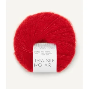 Sandnes - Tynn silk Mohair Fv. 4219 True Red