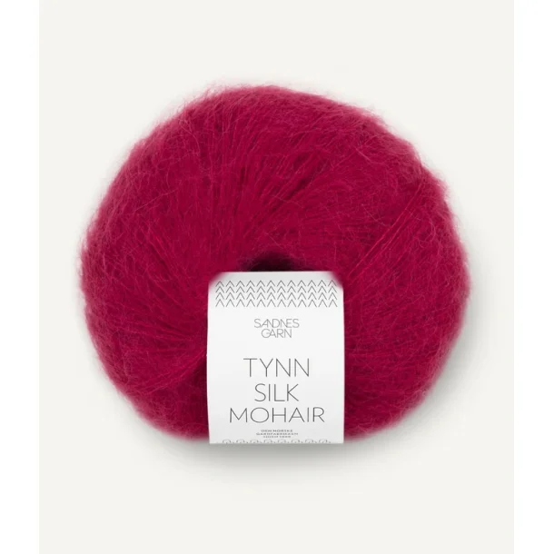 Sandnes - Tynn silk Mohair Fv. 4255 Rumba Red