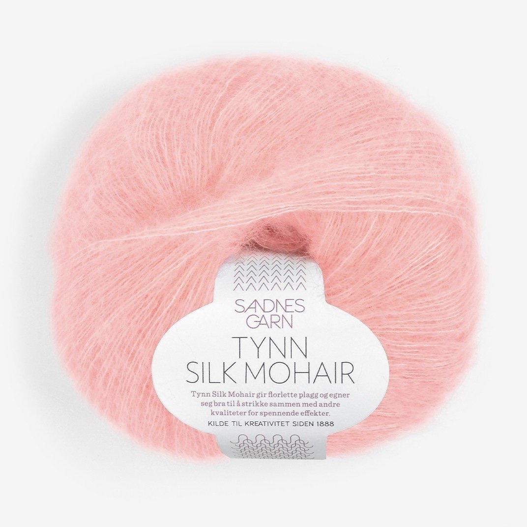 - Tynn silk Mohair 4303 Rosa - SANDNES - TYNN MOHAIR - SUPER PRIS.. - Thecornershop.dk - Garn, hobby og Interiør.