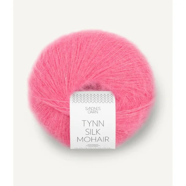 Sandnes - Tynn silk Mohair Fv. 4315 Bubblegum Pink