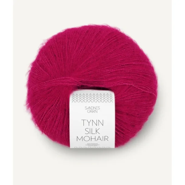 Sandnes - Tynn silk Mohair Fv. 4600 Jazzy Pink. 