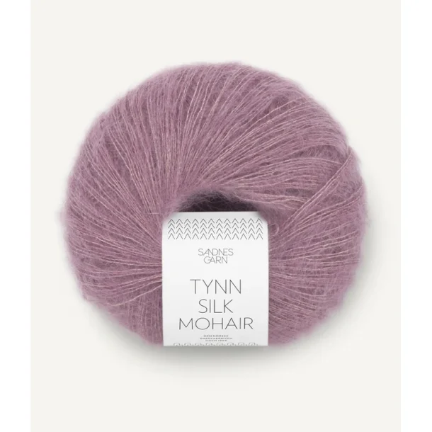 Sandnes - Tynn silk Mohair Farve 4632 Rosa Lavendel