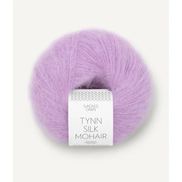 Sandnes - Tynn silk Mohair Fv. 5023 Lilla