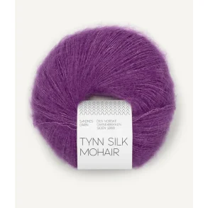 Sandnes - Tynn silk Mohair Fv. 5045 Plum.  