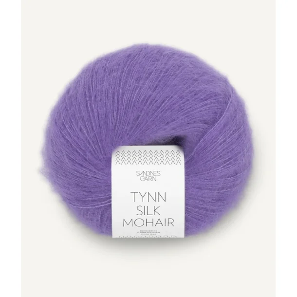 Sandnes - Tynn silk Mohair Farve 5235 Passionsblomst