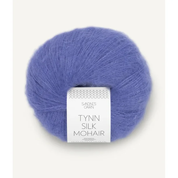 Sandnes - Tynn silk Mohair Farve 5535 Bl Iris