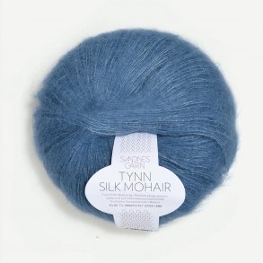 Sandnes - Tynn silk Mohair Fv. 6042 Mrk Himmelbl