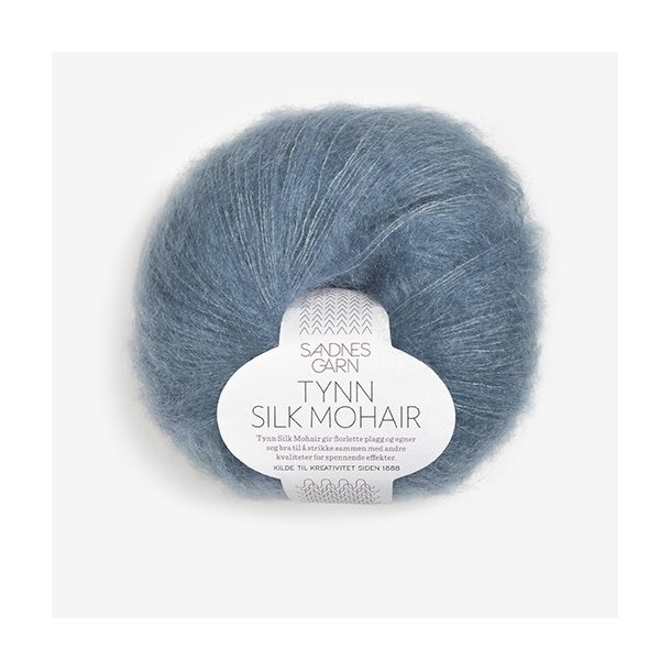 Sandnes - Tynn silk Mohair Fv. 6552 Isbl