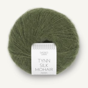 Sandnes - Tynn silk Mohair Fv. 9062 Oliven grn