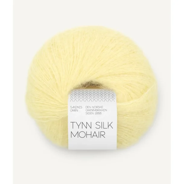 Sandnes - Tynn silk Mohair Fv. 9602 Lemonade.