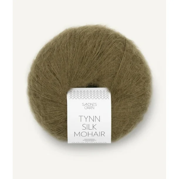 Sandnes - Tynn silk Mohair Fv. 9873 Dark Olive