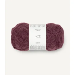 Sandnes - Kos Fv. 4372 Dyb Burgunder. 