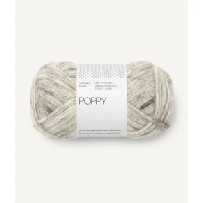 Sandnes - Poppy Fv. 1045 Grey Marble. 