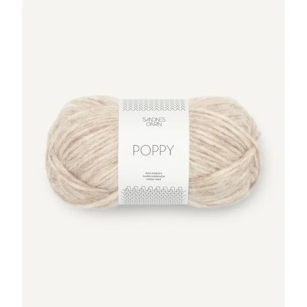 Sandnes - Poppy Fv. 2611 Beige Meleret